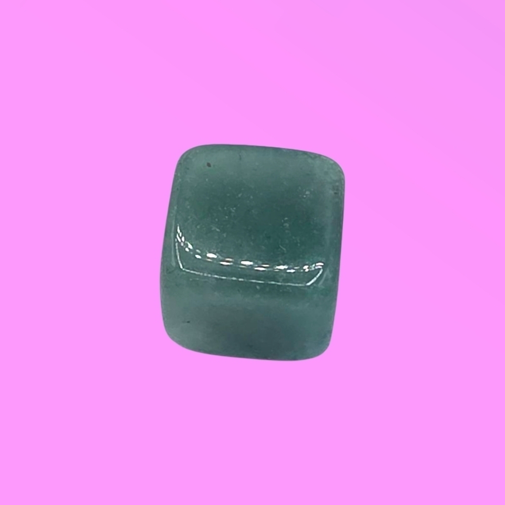 Green Aventurine Crystal Stone Cube Tumble - Picture 1 of 5